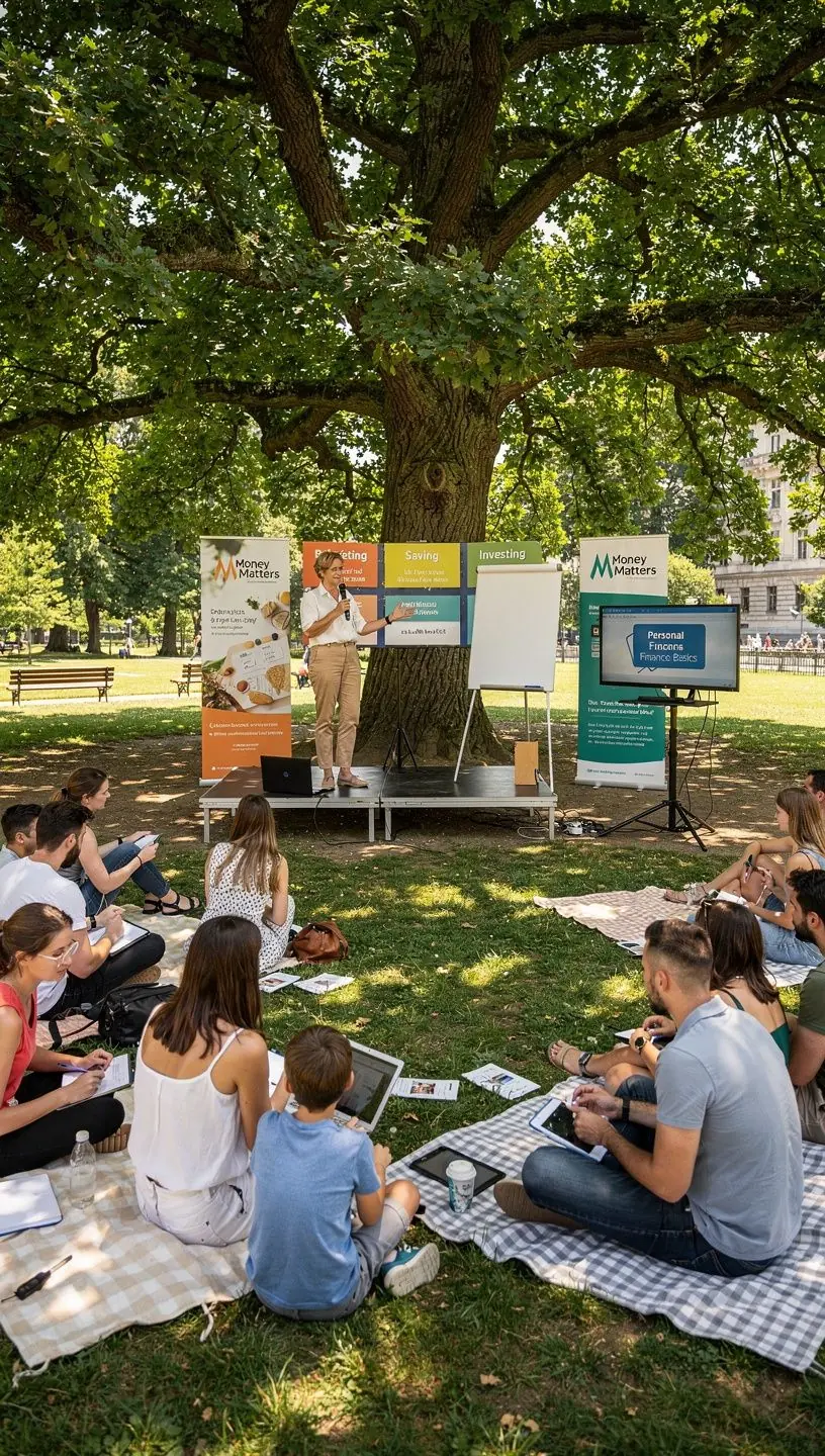 Online és nyomtatott anyagok egyaránt megjelennek, amelyek a pénzügyi ismeretek fejlesztését támogatják.