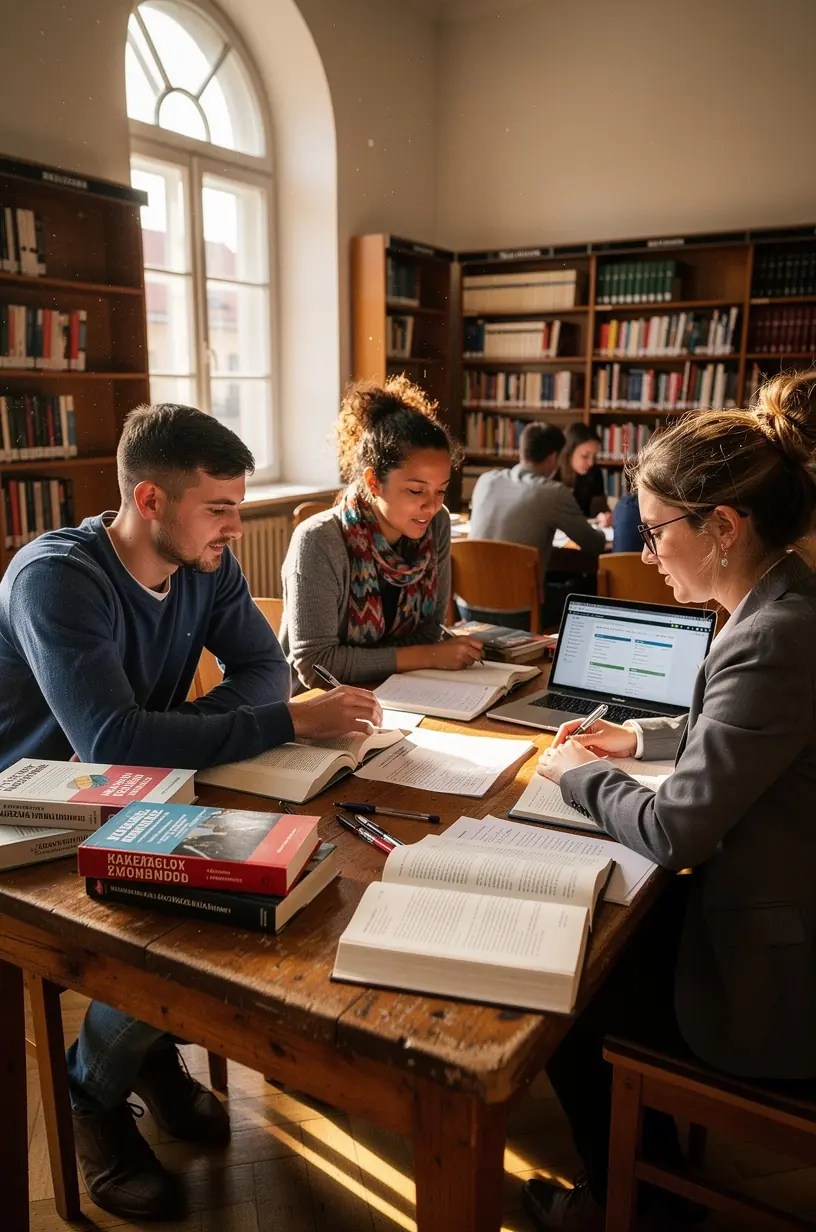 Személyes pénzügyi alapok oktatása könyvekkel és előadásokkal egy modern tanulási környezetben.